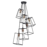 Tower 6 Lt Cluster Black and Copper TOW0622